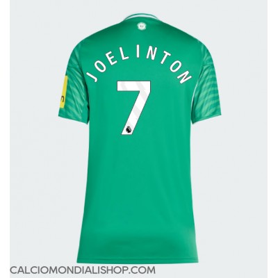 Maglie da calcio Newcastle United Joelinton #7 Seconda Maglia Femminile 2025-26 Manica Corta Maglie da calcio Newcastle United Joelinton #7 Seconda Maglia Femminile 2025-26 Manica Corta